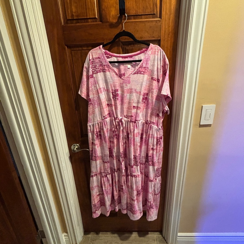 Stan Herman Pink Maxi Dress - Picture 2 of 2
